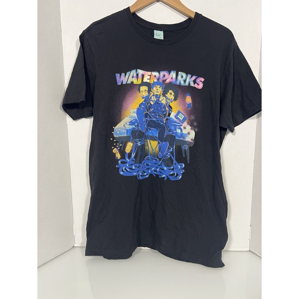 Waterparks Graphic Portraits Punk Band T-Shirt Black LARGE 096